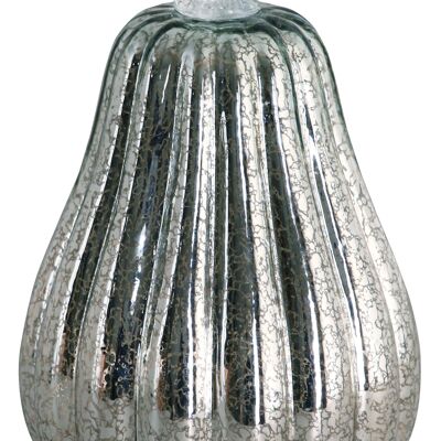 Battery Glass Pumpkin silver Pear, 6pdq