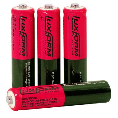 4-pack 1.5V Alkaline batteries type AAA (LR3)