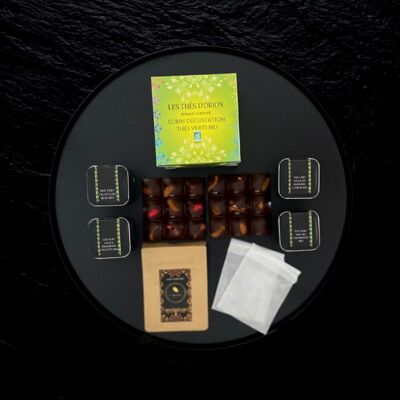 Coffret thés verts et chocolat