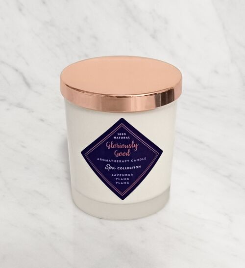 Lavender & Ylang Ylang Aromatherapy Naturally Scented Candle