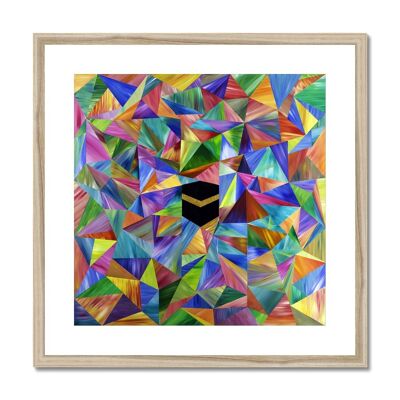 Origami - 20"x20" - Natural Frame