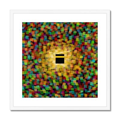 Digital Diversity 1 - 20"x20" - White Frame