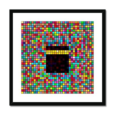 Digital Diversity Pixels - 20"x20" - Black Frame