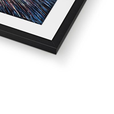Supernova Framed & Mounted Print - 28"x28" - Black Frame