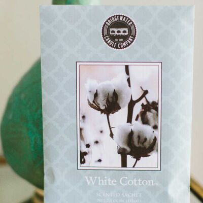 WHITE COTTON scented sachet