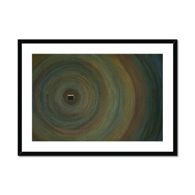 Circumambulation 2 - 16"x12" - Black Frame