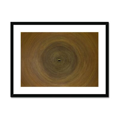 Circumambulation 1 - 24"x18" - Black Frame