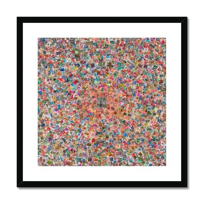 Geographical Diversity - 20"x20" - Black Frame