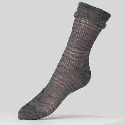 Maria Wool Socks - Grey