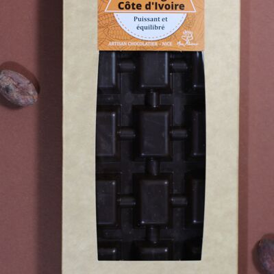 Tableta de selección oscura 69% Origen puro Costa de Marfil - 80g
