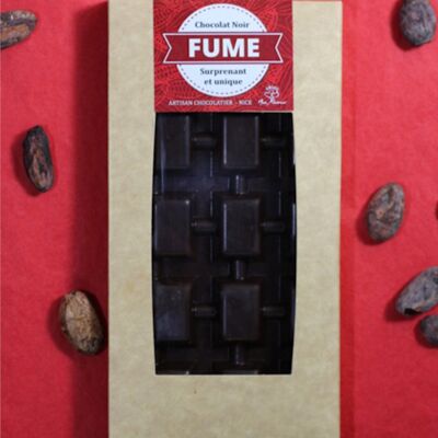 Barra selección negra 65% chocolate ahumado - 80g