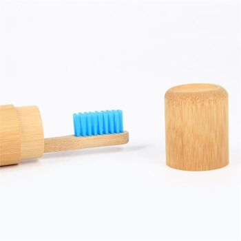 Étui de voyage pour brosse à dents en bambou - 4 5
