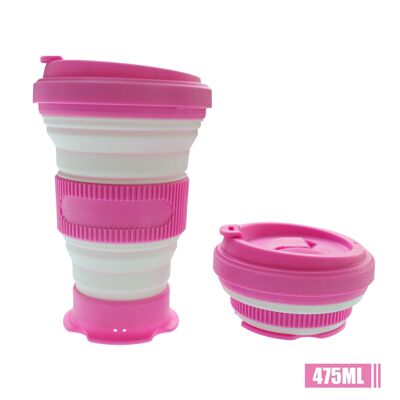 Collapsible Coffee Cup - Pink