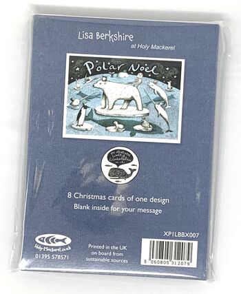 Pack de Noël Lisa Berkshire - 8 x cartes Polar Noel 1