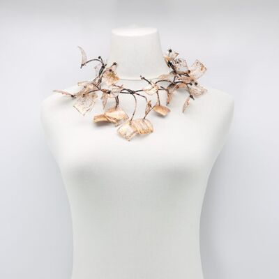 Aqua Coral Halskette - Kurz - Handvergoldet - Roségold