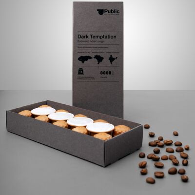 Dark Temptation Holzkapsel- bio kompostierbar und nespressokompatibel