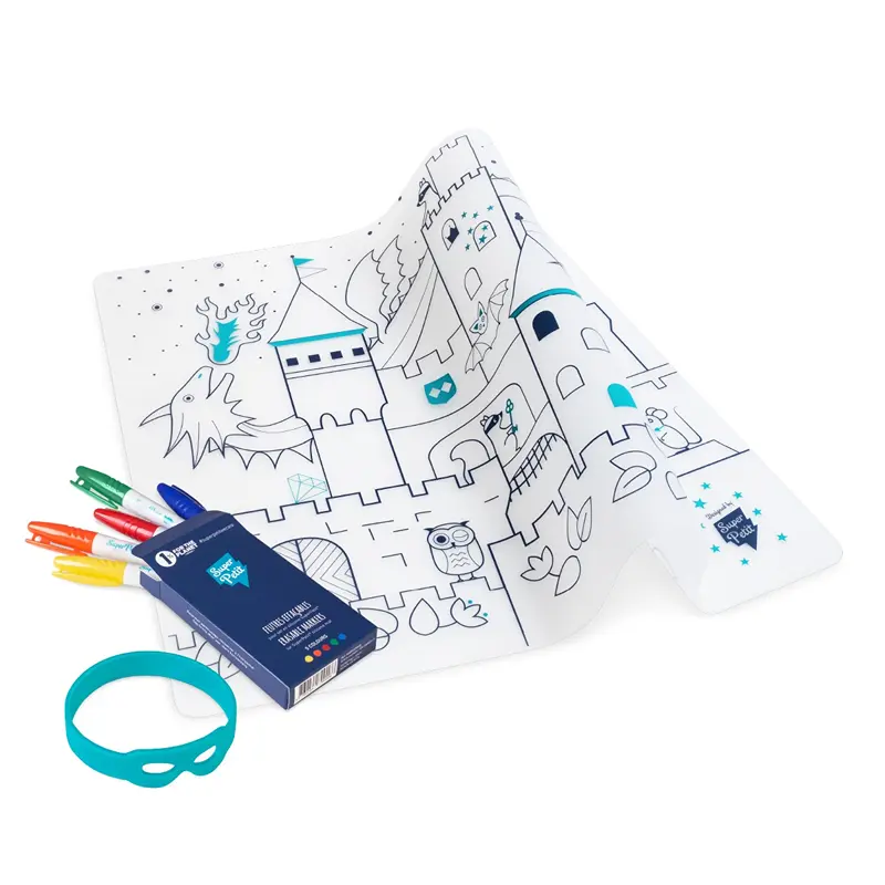 Jeu Éducatif - Coloriage La Corse - Réversible - Livré Avec 4 Feutres