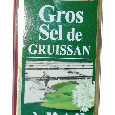 Coarse Gruissan salt with wild garlic