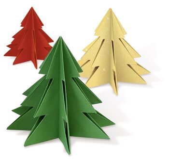 Dépliants en papier à dessin couleur "Noël", 14 x 14 cm 8