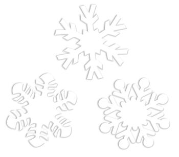 Feuilles de papier à dessin colorées "Cristaux de glace", Ø 12 cm 7