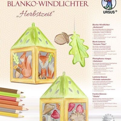 Blanko-Windlichter "Herbstzeit"
