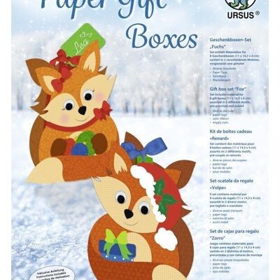 Paper Gift Boxes "Foxes"