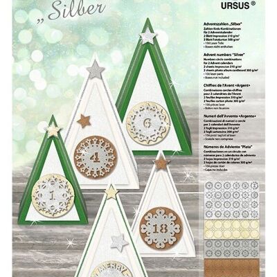 Advent numbers, silver