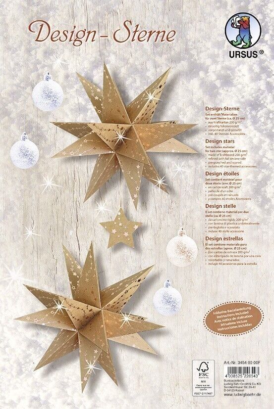 Stella di design "Cartone kraft"