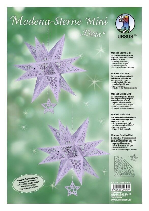 Stella di Modena mini "dots", lavanda