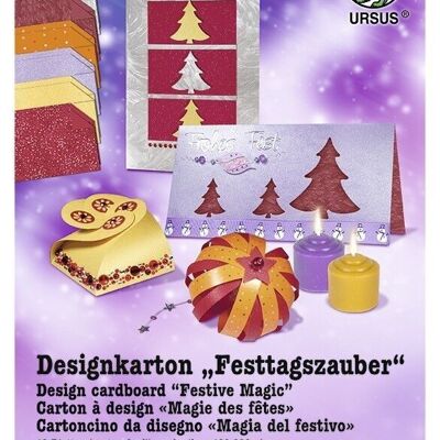 Designkarton "Festtagszauber", DIN A4