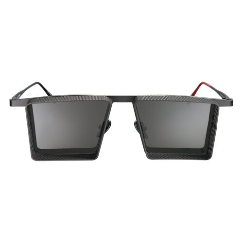 Alec - Black Matte Frame - Black Lenses