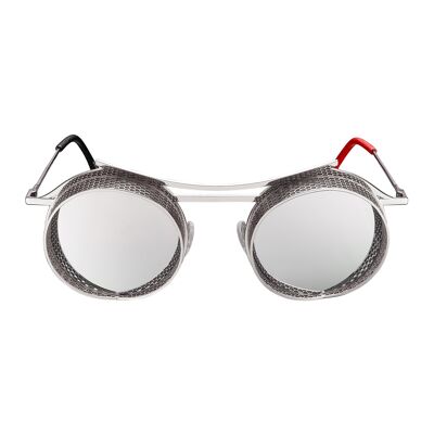 Onix - Shiny Silver Frame - Silver Mirror Lenses