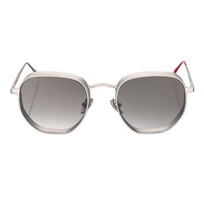 Groda - Silver Matte Frame - Black Gradient Lenses