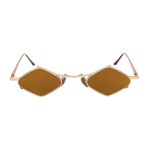 Vini - Gold Matte Frame - Gold Mirror Lenses