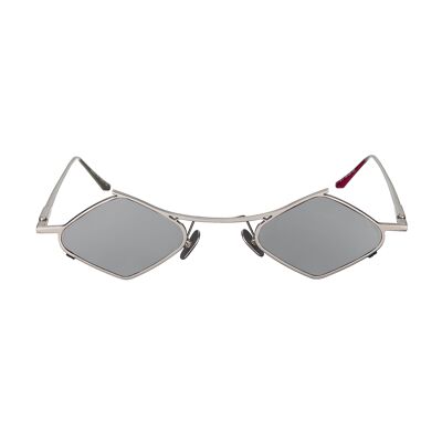 Vini - Silver Matte Frame -Silver Mirror Lenses