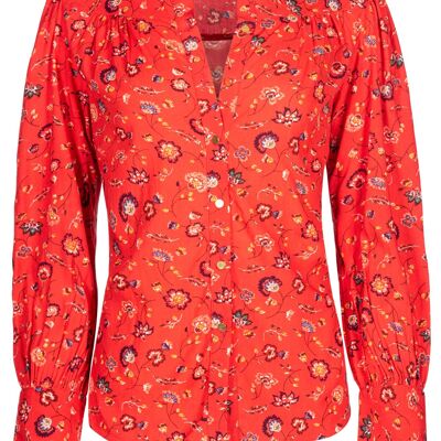 Joan Blouse Red
