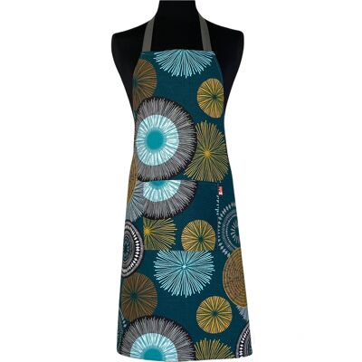 Apron, "Mandala" blue