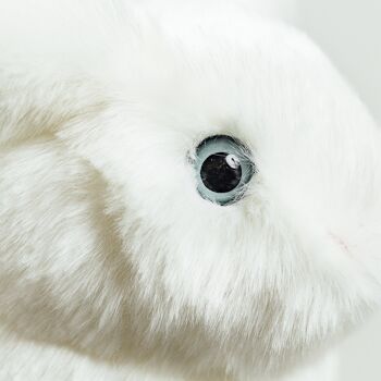 Mon lapin leon blanc – mini – 15 cm 2