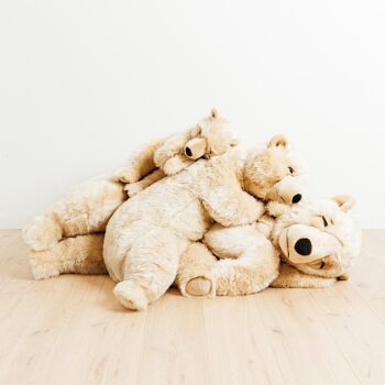 Mon ours dormeur lucien miel – tres grand – 150 cm 4