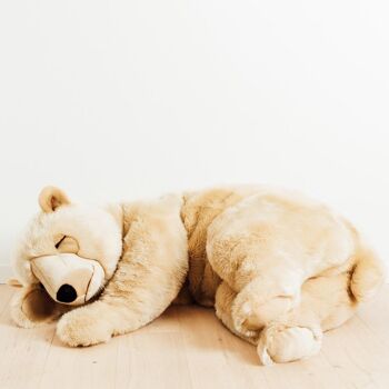 Mon ours dormeur lucien miel – tres tres grand – 250 cm 1