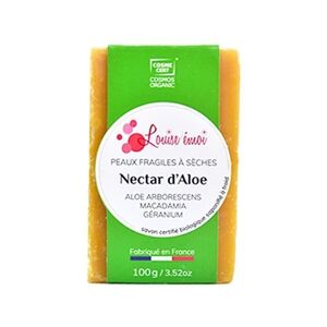 Savon à froid- Peaux fragiles à sèches - Nectar d'aloe certifié Bio