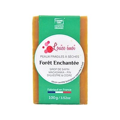 Cold process soap - Fragile to dry skin - Certified Organic Enchanted Forest