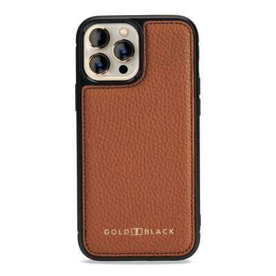 Custodia in pelle per iPhone 13 Pro Max MagSafe nappa marrone