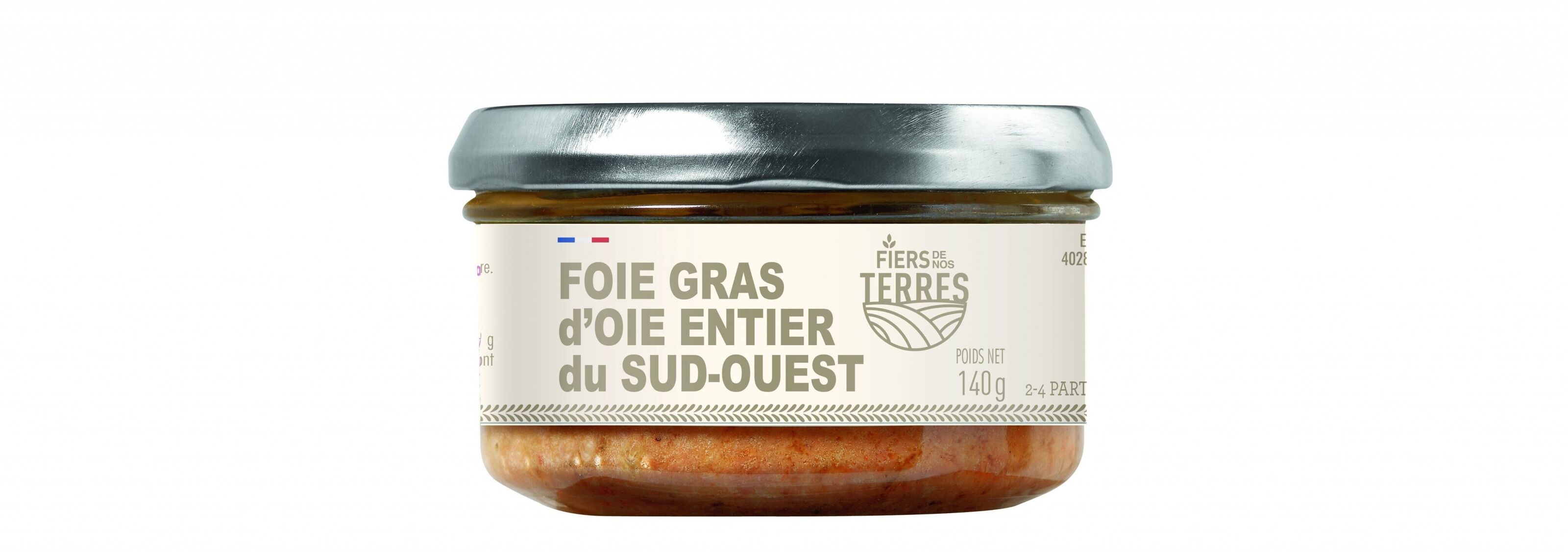 Foie gras d'oie entier du Sud-Ouest 140g