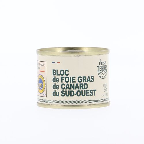 Bloc de Foie Gras de Canard du Sud-Ouest 65gr