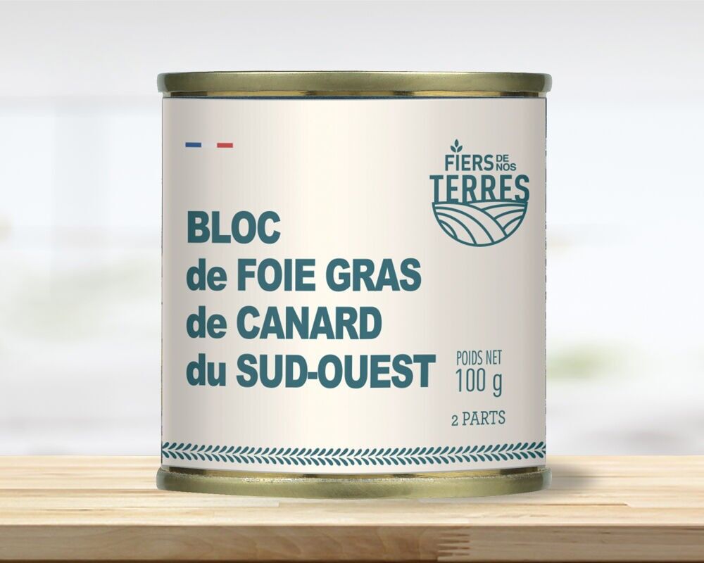 Block of Duck Foie Gras from the South-West 100gr