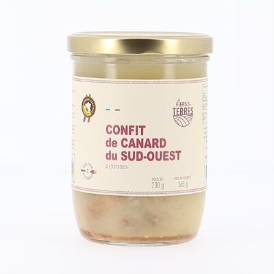 Confit di Anatra del Sud-Ovest 2 cosce 730g