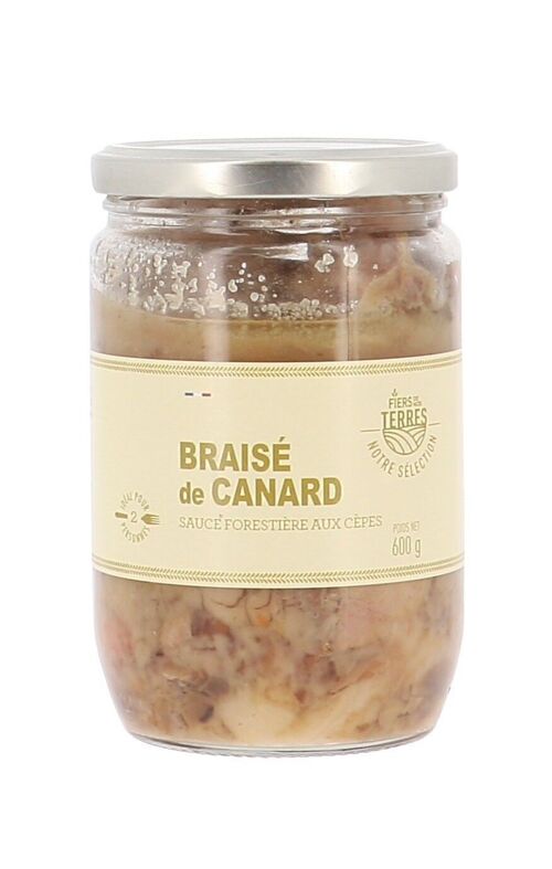 Braise de Canard Sauce Forestière aux cèpes 600g