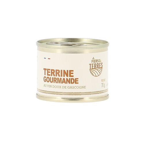 Terrine Gourmande au vin doux de gascogne 15% Foie Gras 70g