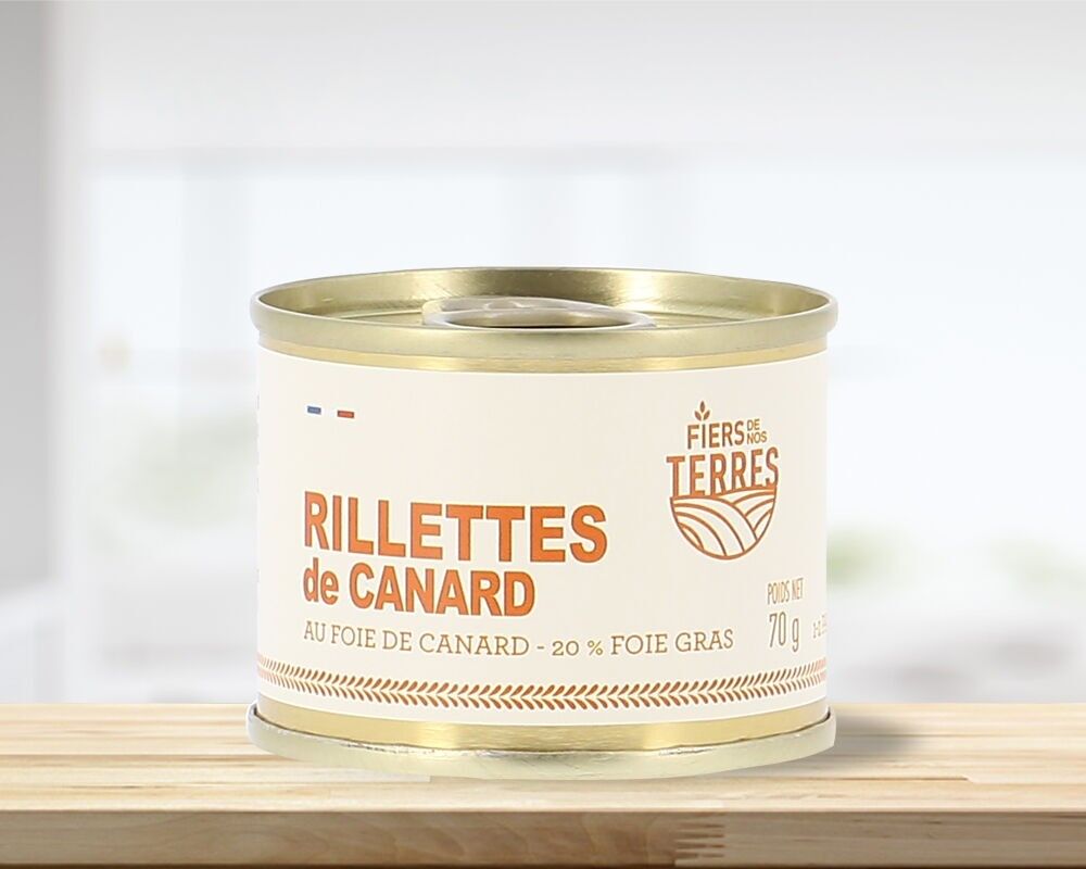 Rillettes de Canard au Foie Gras 70g